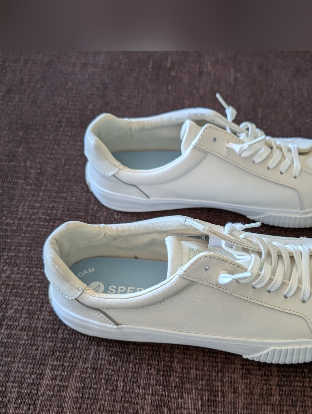 Sperry White Low-Top Casual Sneakers